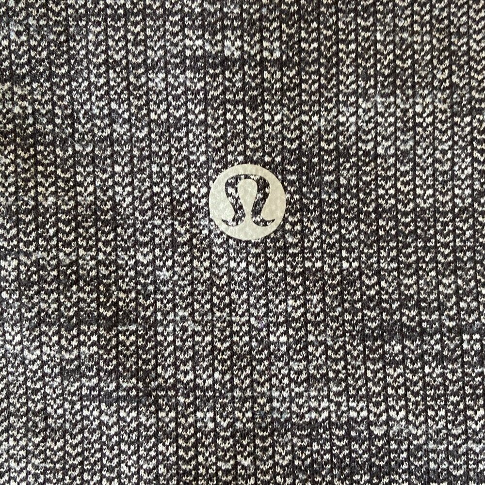 Lululemon Wunder Under Leggings / Tights / Pants (black grey herringbone) Luon - Picture 6 of 12